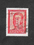 Stamps Argentina -  694 - General José de San Martín