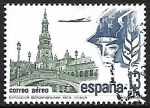 Stamps Spain -  Correo aéreo - Exposición iberoamericana de 1929