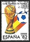 Sellos de Europa - Espa�a -  Copa Mundial de Futbol - Trofeo y logotipo