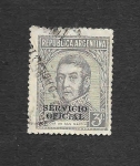 Stamps Argentina -  O40 - General José San Martín