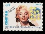 Stamps Equatorial Guinea -  Cine - Marilyn Monroe