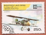 Sellos de Asia - Laos -  Aviones - Albatros - Capex 96