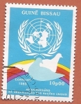 Sellos del Mundo : Africa : Guinea_Bissau : 40 aniv de la ONU