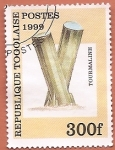 Stamps : Africa : Togo :  Minerales - Turmalina