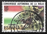 Stamps Spain -  Estatutos de Autonomia - La Rioja - 