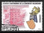 Stamps Spain -  Estatutos de Autonomia - Valencia