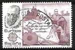 Stamps Spain -  Europa CEPT - Miguel de Cervantes