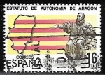 Stamps Spain -  Estatutos de Autonomía -  Aragón
