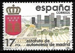 Sellos de Europa - Espa�a -  Estatutos de Autonomía - Madrid