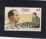 Stamps Cuba -  Ajedrez-Capablanca (65)