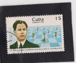 Sellos de America - Cuba -  Ajedrez-Capablanca