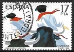 Stamps Spain -  Grandes fiestas populares españolas - San Fermín (Pamplona)