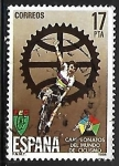 Stamps Spain -  Campeonato del Mundo de ciclismo