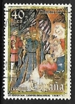 Stamps Spain -  Navidad 1984 - Adoración de los Reyes Magos
