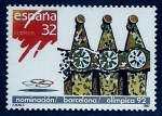 Stamps Spain -  Nominacion Barcelona Olimpica