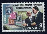 Stamps Spain -  50 Aniv.Expo.Felatelica nacional