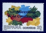 Sellos de Europa - Espa�a -  10 Aniv. de la constitucion