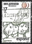 Stamps Spain -  Año Internacional de la Juventud