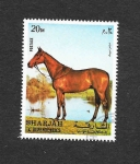 Stamps United Arab Emirates -  Mi1006A - Caballo
