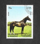 Stamps : Asia : United_Arab_Emirates :  Mi1008A - Caballo