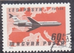 Stamps Hungary -  AVION- TU 154