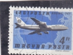 Stamps Hungary -  AVION- BOEING-747