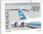 Stamps Poland -  50 ANIVERSARIO DE LA AVIACIÓN EN POLONIA