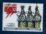 Stamps Spain -  Nominacion Barcelona Olimpica