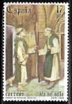 Sellos de Europa - Espa�a -  Dia del sello - Correo de las Rótulas siglo XII