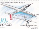 Stamps Poland -  ACROBACIAS AEREAS