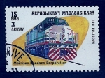 Stamps Madagascar -  Locomotora