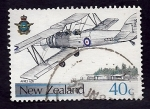 Stamps New Zealand -  Avion