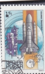 Stamps Hungary -  AERONAUTICA- COLUMBIA