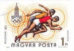 Stamps Hungary -  OLIMPIADA MOSCU.80
