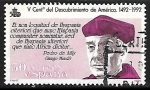 Stamps Spain -  Centenário del Descubrimiento de América - Pedro de Ailly