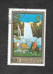 Sellos de Asia - Mongolia -  663 - Pintura