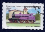 Stamps : Asia : Cambodia :  Locomotora