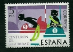 Stamps Spain -  Cinturon seguridad