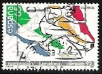 Stamps Spain -  Nominación de Barcelona como sede Olímpica 1992
