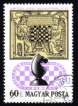 Sellos de Europa - Hungra -  50 Aniversario de la Federación Internacional de Ajedrez