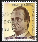 Stamps Spain -  50º Aniversário natalício de SS.MM. los Reyes de España