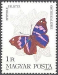 Stamps Hungary -  Mariposas 