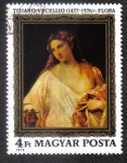 Stamps Hungary -  Flora, by Tiziano Vecellio