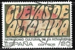 Stamps Spain -  Patrimonio de la Humanidad - Cievas de Altamira - (Santander)
