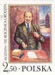 Stamps Poland -  RETRATO DE LENIN