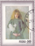 Stamps Poland -  RETRATO DE UNA JOVEN