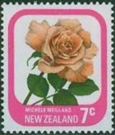 Stamps New Zealand -  Rosas