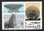 Stamps Spain -  Europa - Europa espacial
