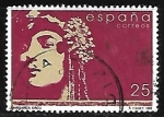 Stamps Spain -  Mujeres famosas españolas - Margarita Xirgu