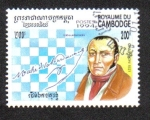 Stamps : Asia : Cambodia :  Campeones de ajedrez
